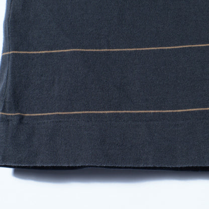 COTTON STRIPE SLOUCHY T SHIRT JERSEY