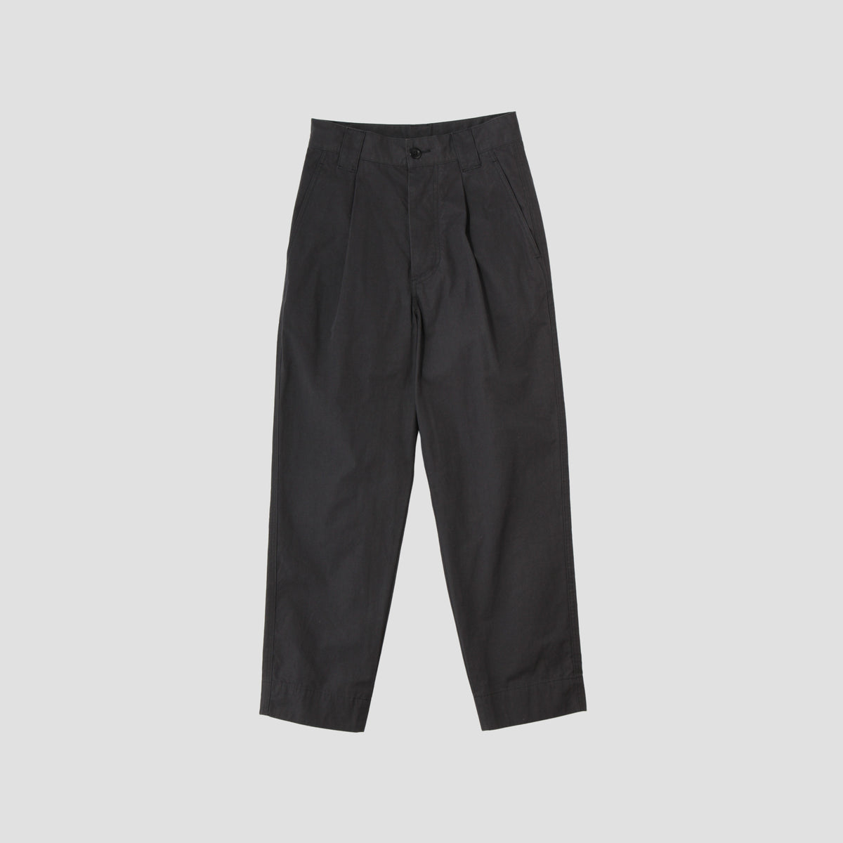 DRY COTTON PLAINWEAVE TROUSERS