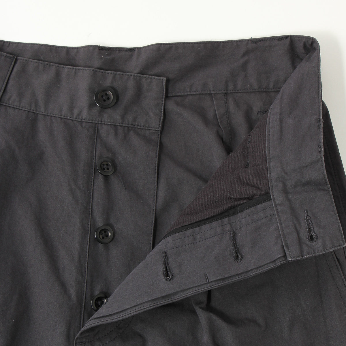 DRY COTTON PLAINWEAVE TROUSERS