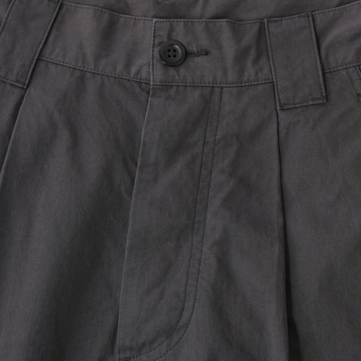 DRY COTTON PLAINWEAVE TROUSERS