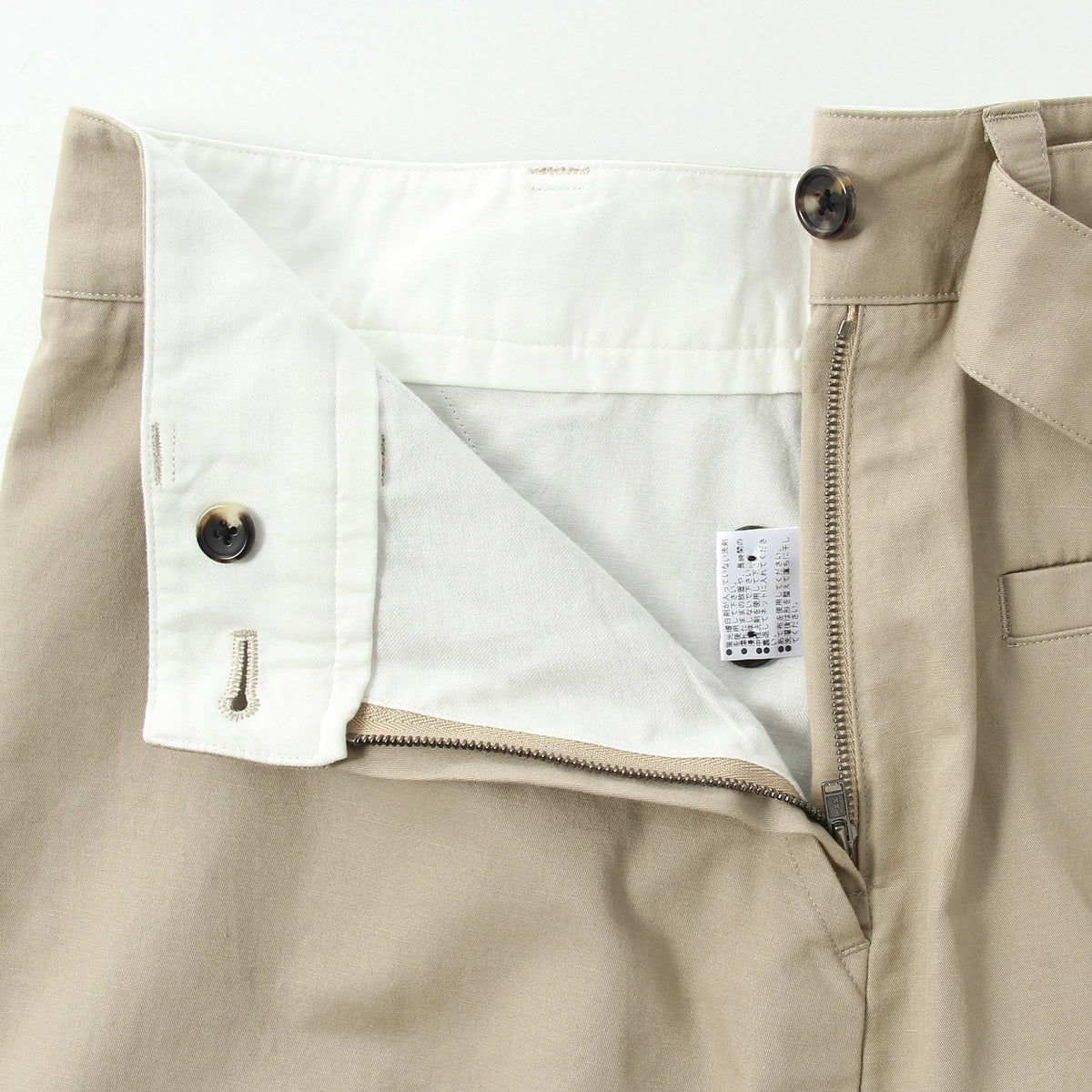 LIGHT COTTON LINEN TWILL SKIRT