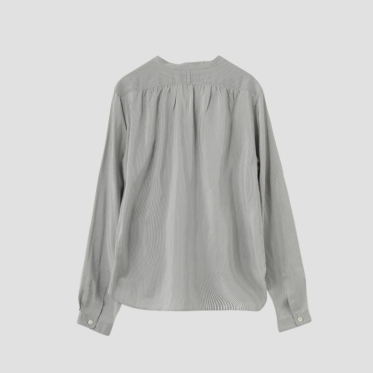 COTTON SILK STRIPE SHIRT