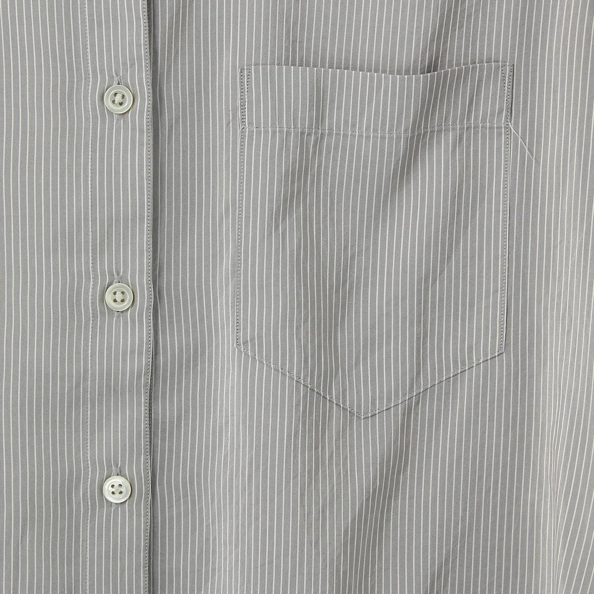 COTTON SILK STRIPE SHIRT