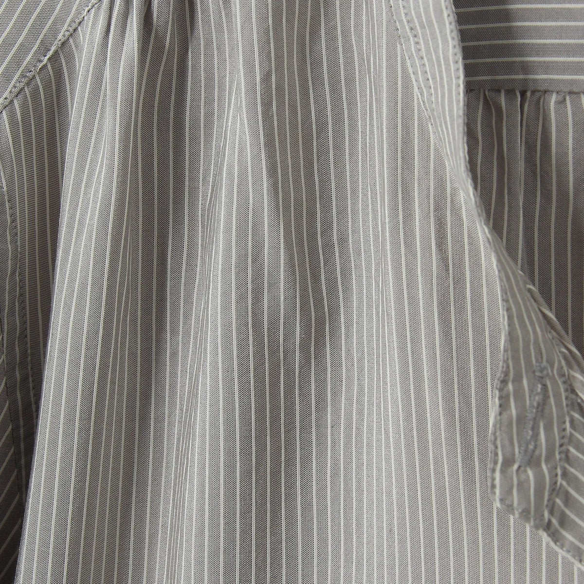 COTTON SILK STRIPE SHIRT