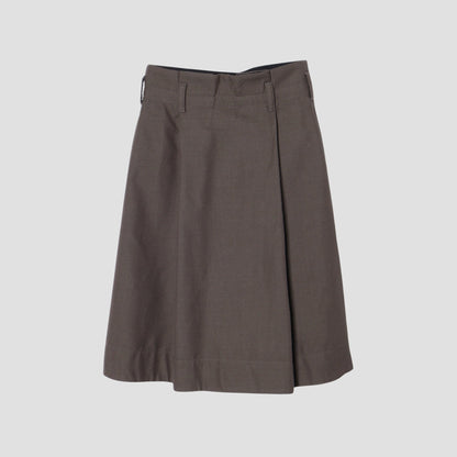 WOOL COTTON DRILL SKIRT