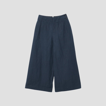 HIGH DENSE LINEN TROUSERS