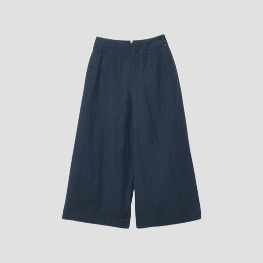 HIGH DENSE LINEN TROUSERS