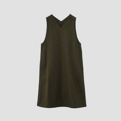 LIGHT COTTON WOOL DRILL DRESS