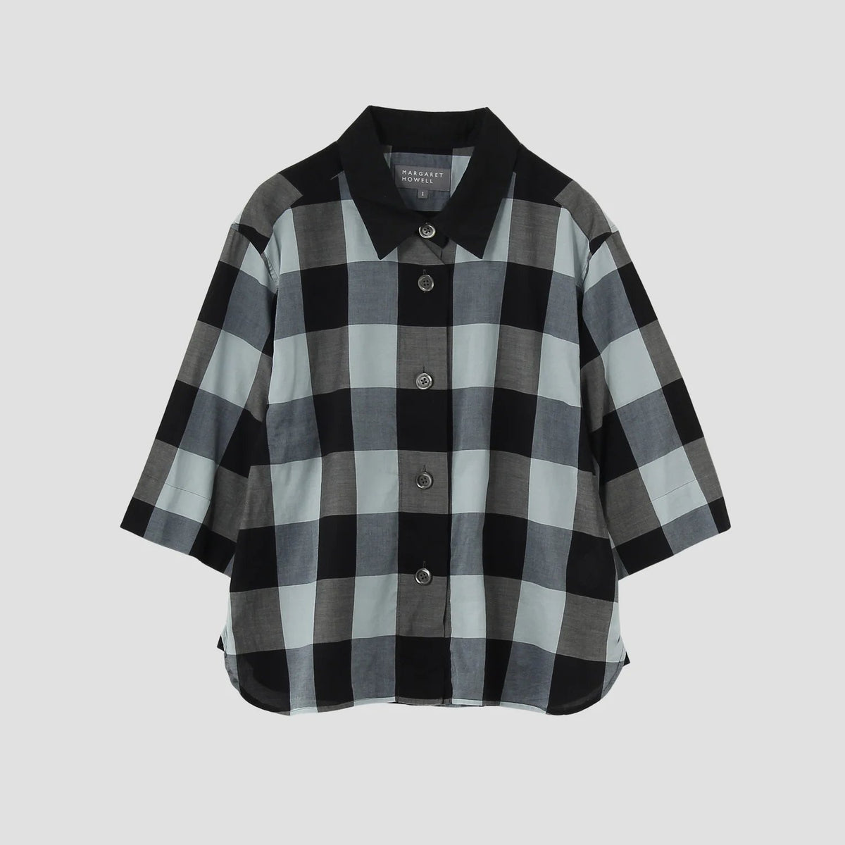COTTON GINGHAM CHECK SHIRT