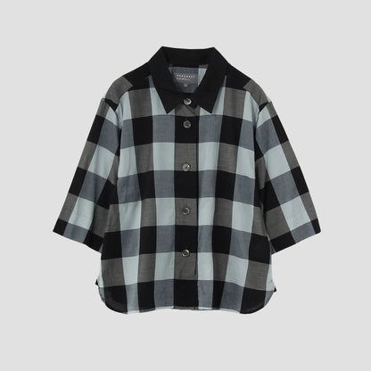 COTTON GINGHAM CHECK SHIRT