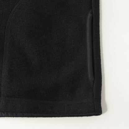 WOOL NYLON COMPRESSED JERSEY BLOUSON COAT