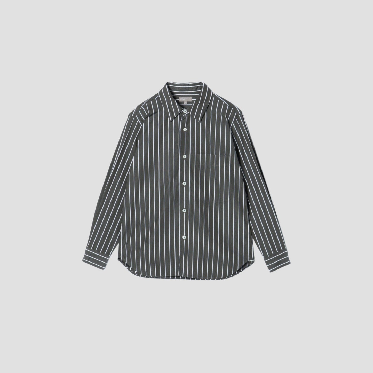 GRAPHIC STRIPE COTTON SHIRT