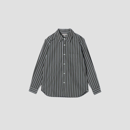 GRAPHIC STRIPE COTTON SHIRT