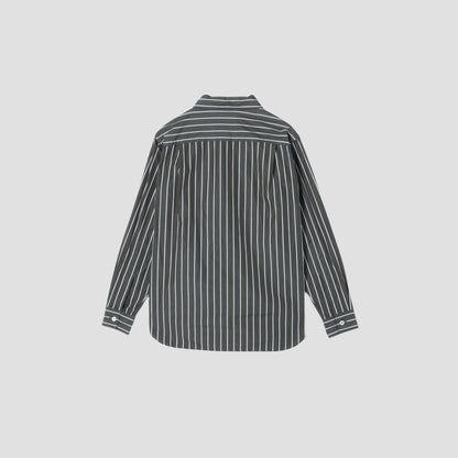GRAPHIC STRIPE COTTON SHIRT