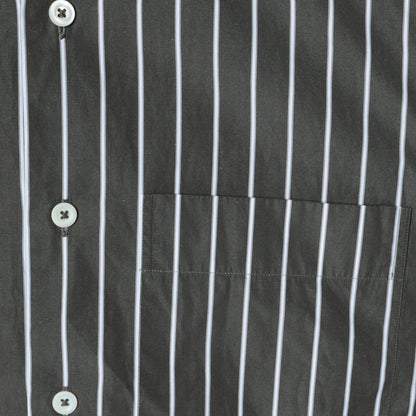 GRAPHIC STRIPE COTTON SHIRT