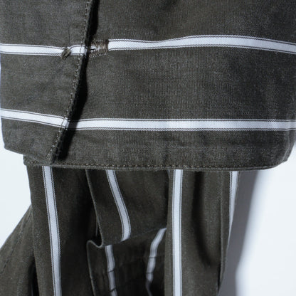GRAPHIC STRIPE COTTON SHIRT