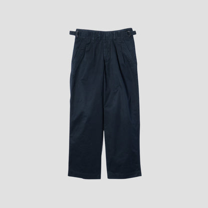 WASHED CHINO COTTON TROUSERS