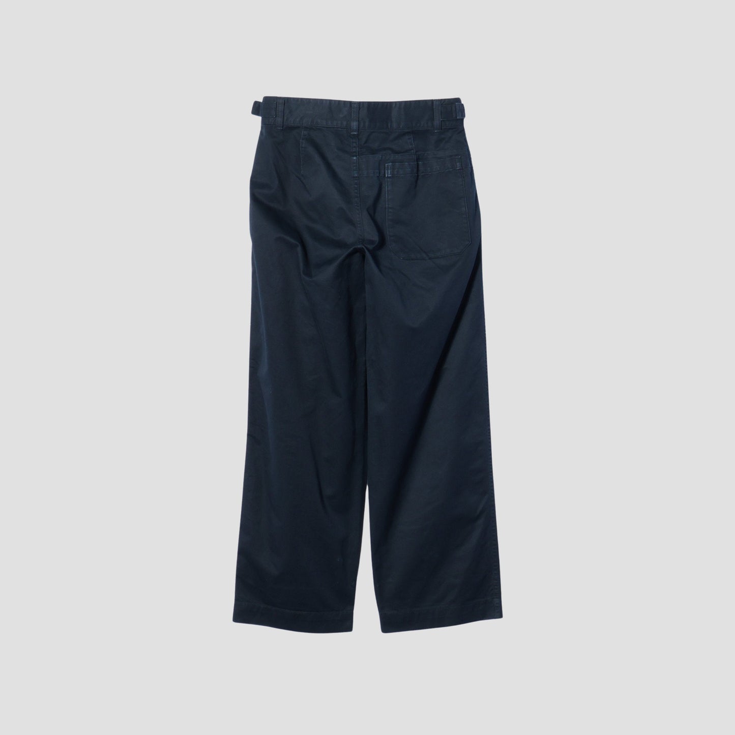 WASHED CHINO COTTON TROUSERS