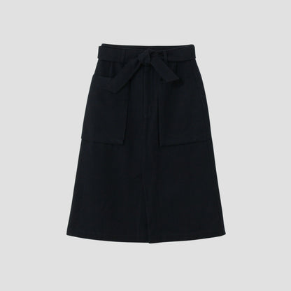 WOOL COTTON DRILL SKIRT
