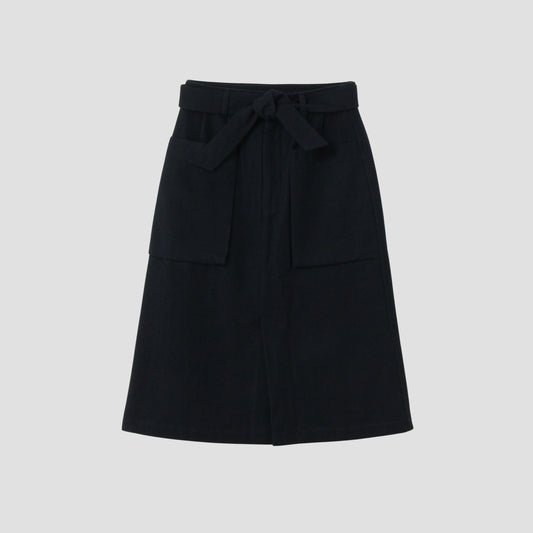WOOL COTTON DRILL SKIRT
