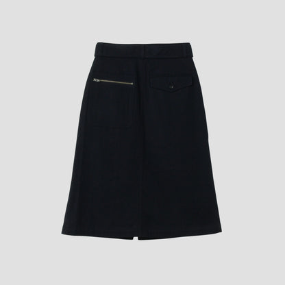 WOOL COTTON DRILL SKIRT