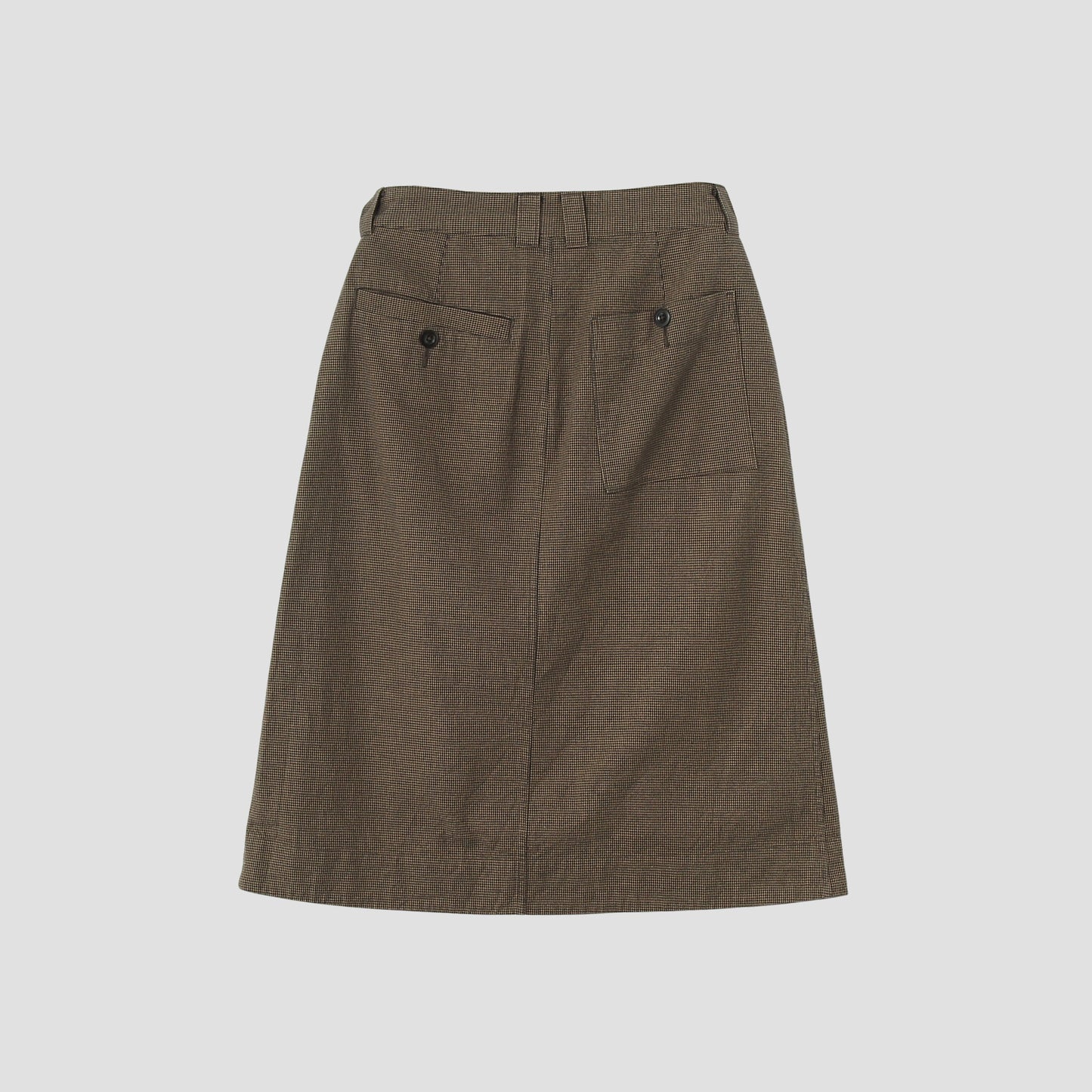 WORKWEAR COTTON LINEN SKIRT