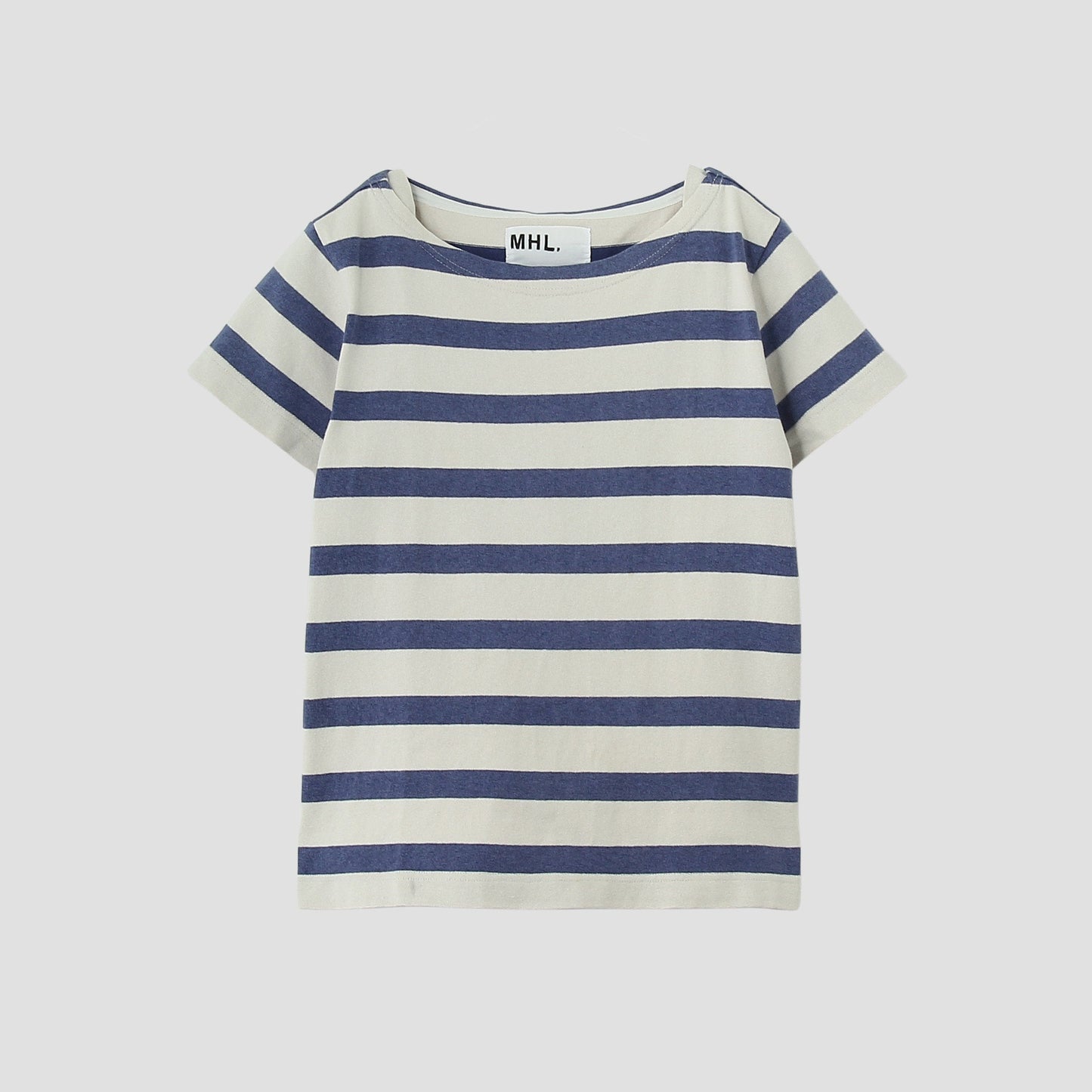 FADED STRIPE COTTON JERSEY