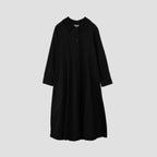 WASHED COTTON SATIN DRESS