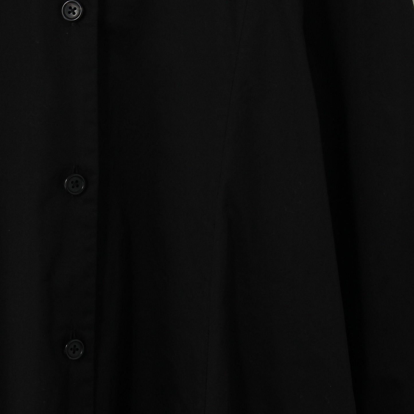 WASHED COTTON SATIN DRESS