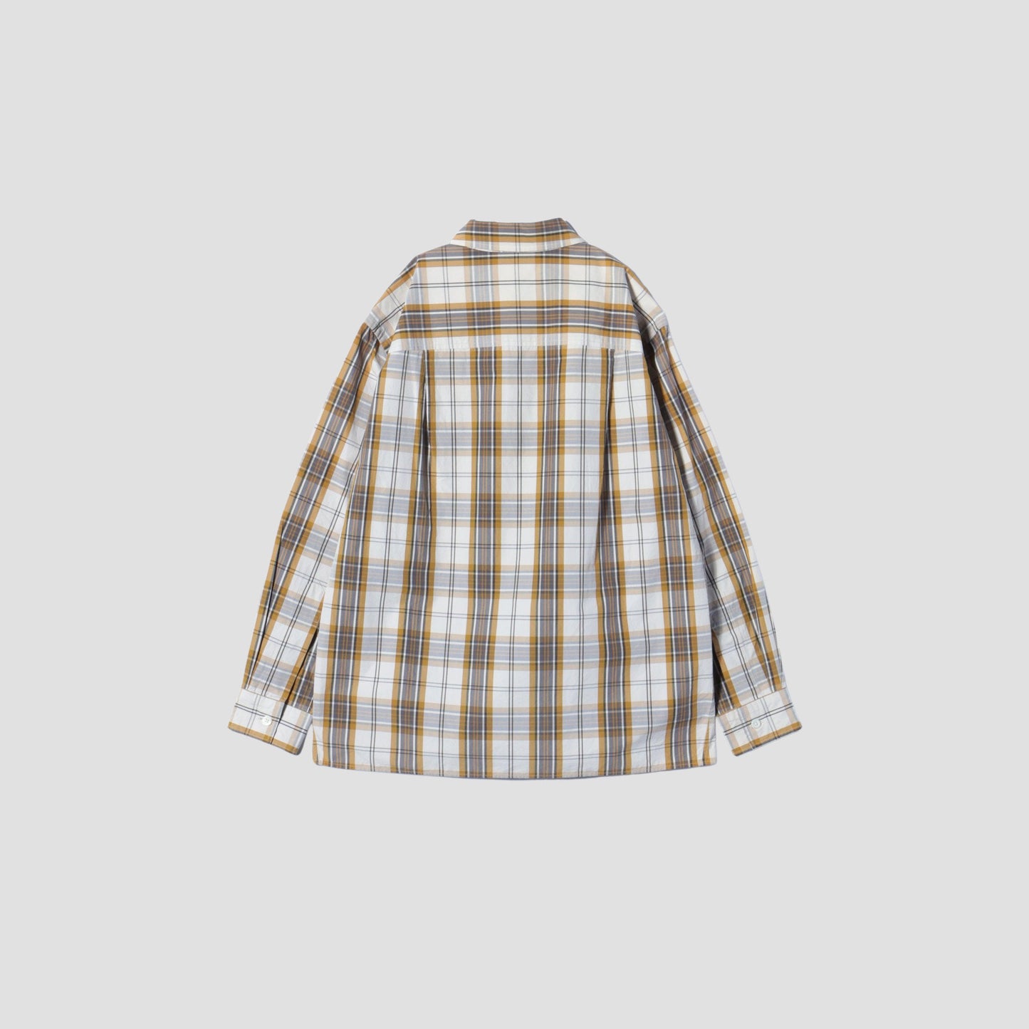 GRAPHIC CHECK COTTON SHIRT