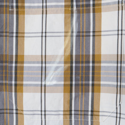 GRAPHIC CHECK COTTON SHIRT