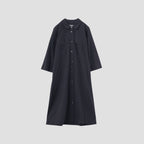 SILK COTTON POPLIN DRESS