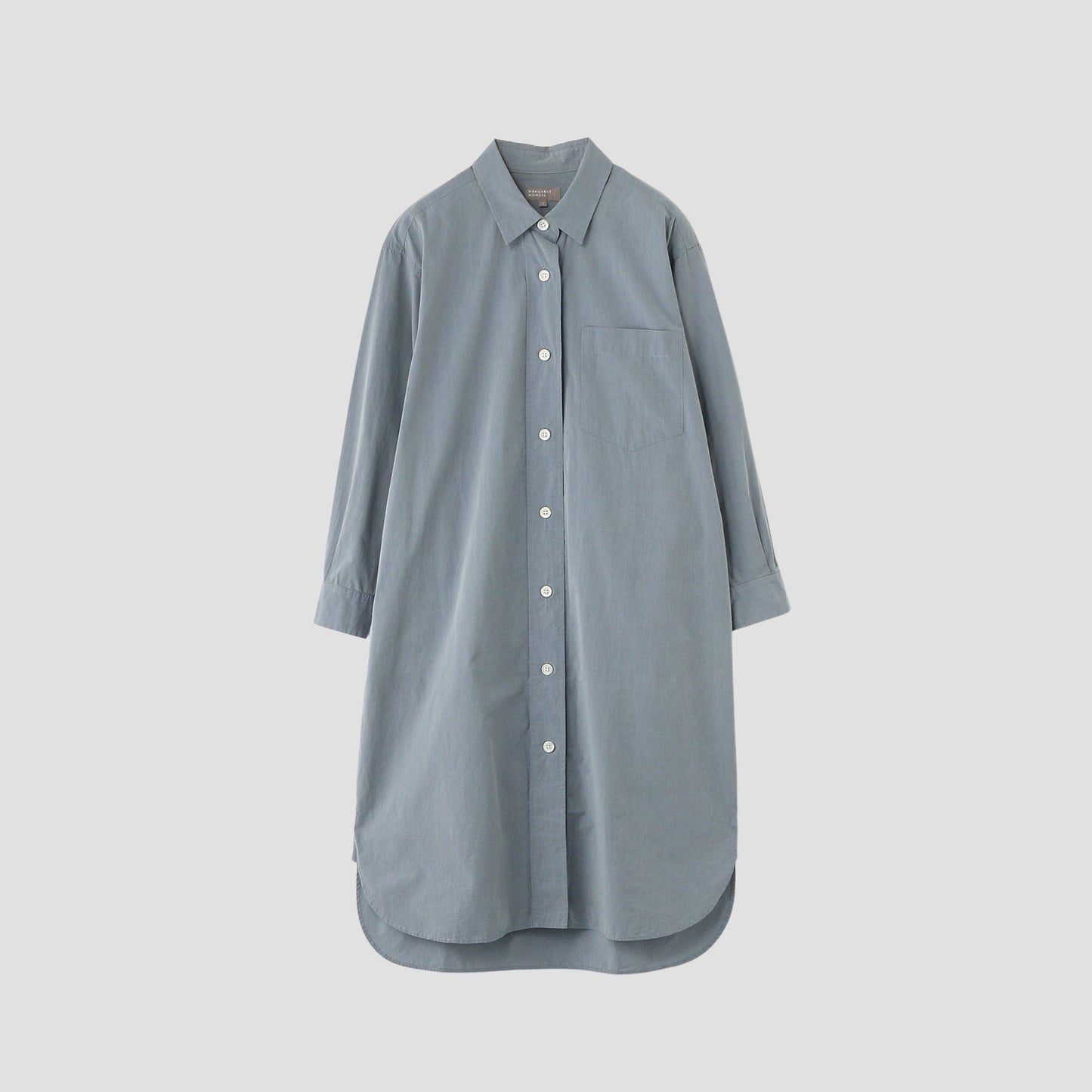 YARN DYED COTTON POPLIN DRESS