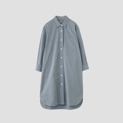 YARN DYED COTTON POPLIN DRESS