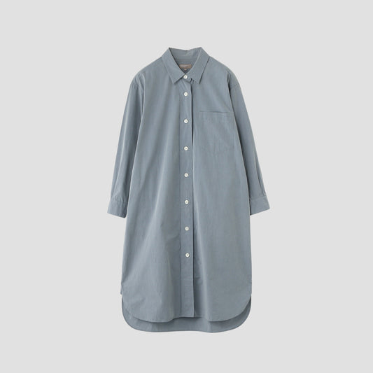 YARN DYED COTTON POPLIN DRESS