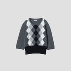 GRAPHIC ARGYLE KNIT