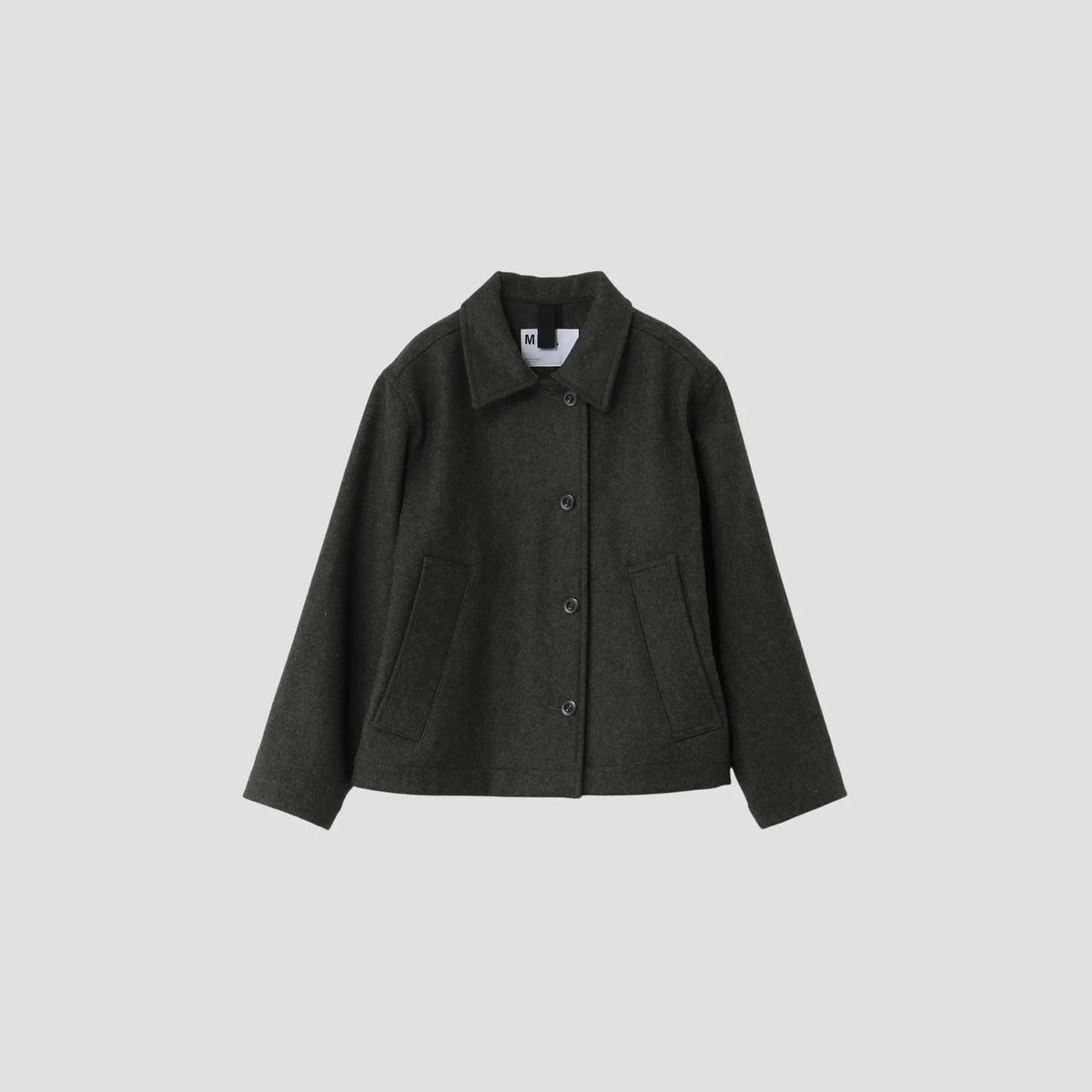 COARSE WOOL MELTON BLOUSON