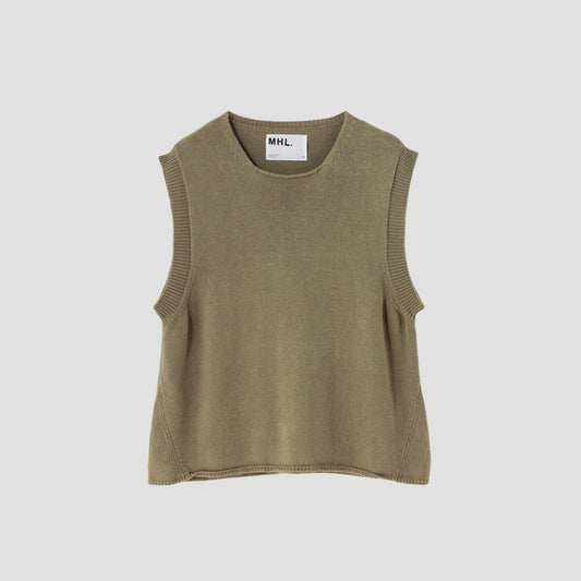 FADED COTTON LINEN KNIT
