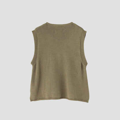 FADED COTTON LINEN KNIT