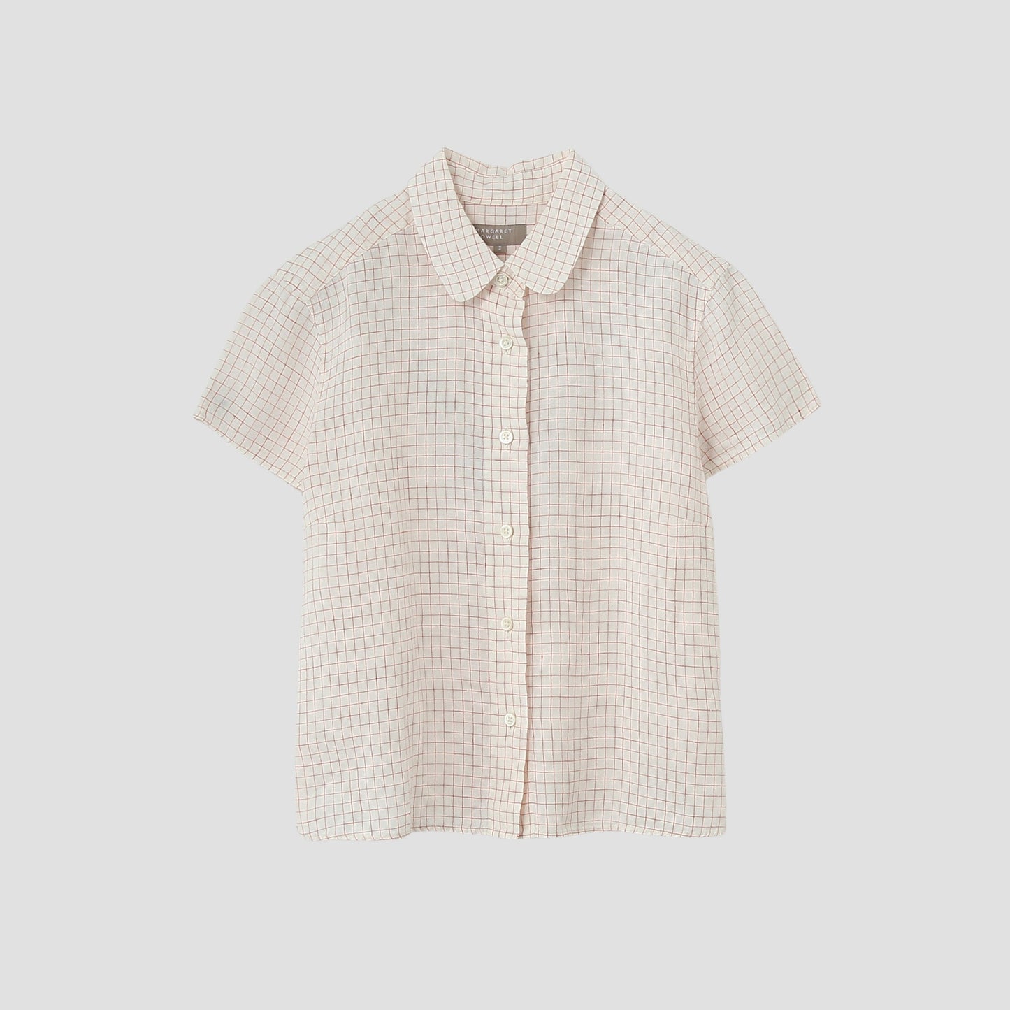 GRAPH CHECK LINEN SHIRT