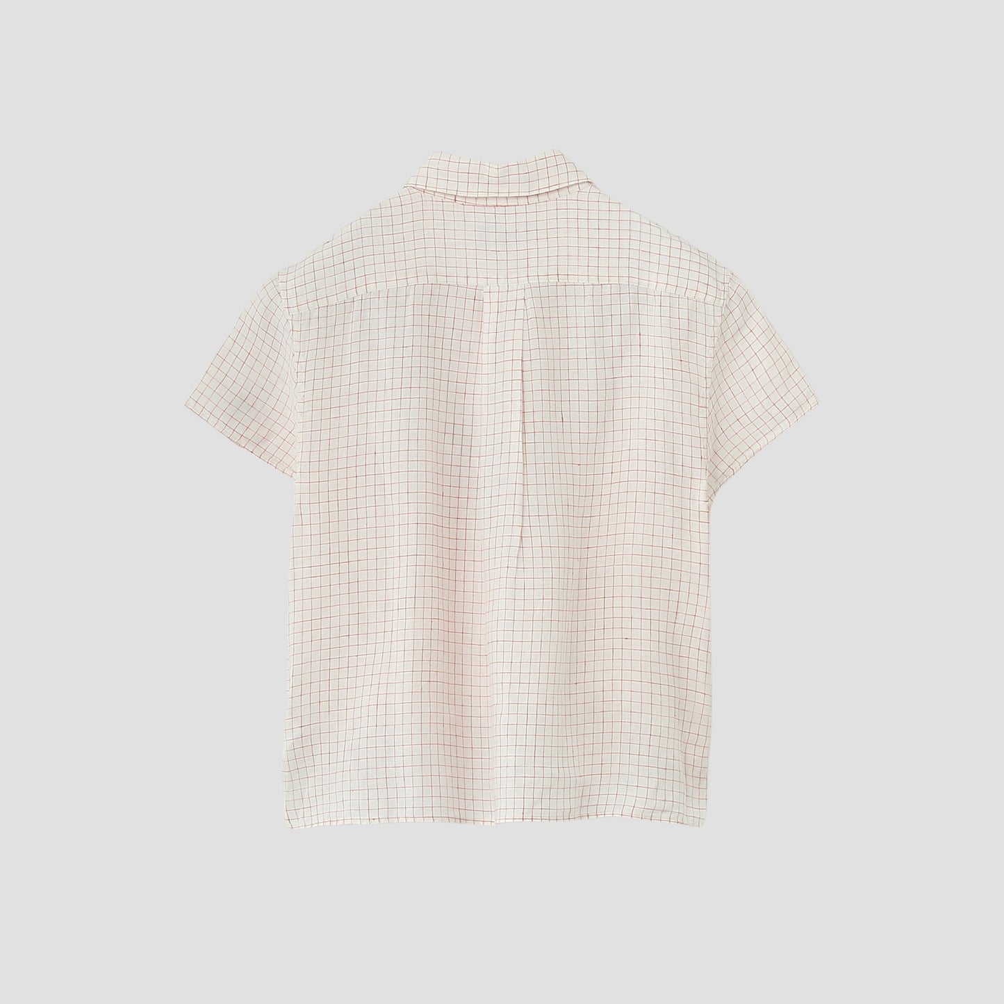 GRAPH CHECK LINEN SHIRT