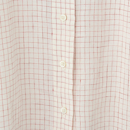 GRAPH CHECK LINEN SHIRT