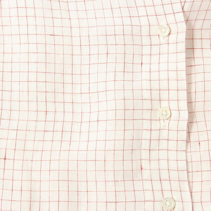 GRAPH CHECK LINEN SHIRT