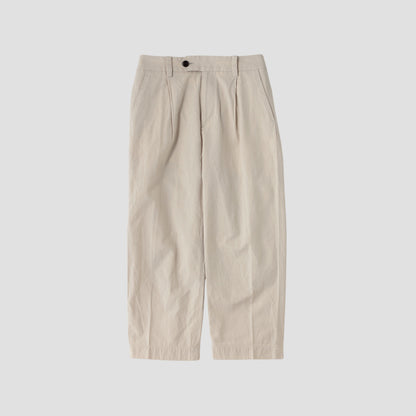 COTTON LINEN SILK TROUSERS