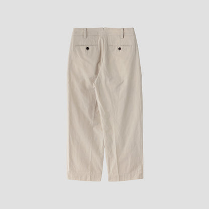 COTTON LINEN SILK TROUSERS
