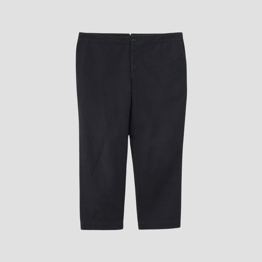 HIGH TWIST COTTON LINEN TROUSERS