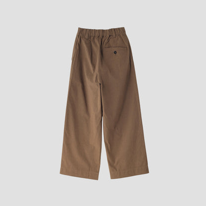 OVERDYE MELANGE COTTON LINEN TROUSERS