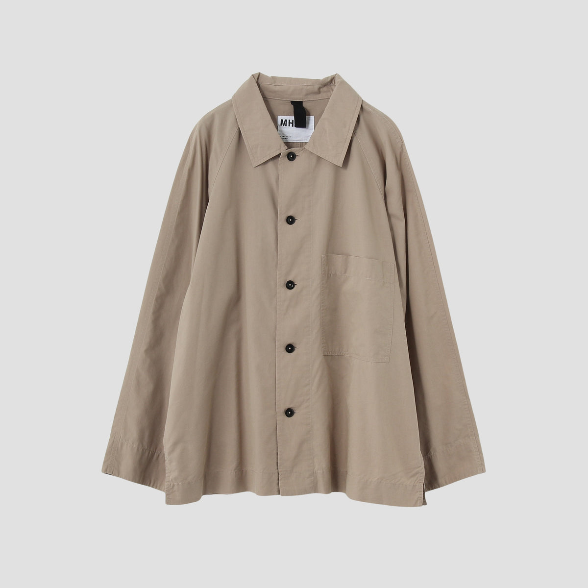 FLUID COTTON POPLIN SHIRT
