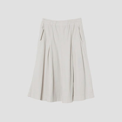 RAISED COTTON TWILL SKIRT