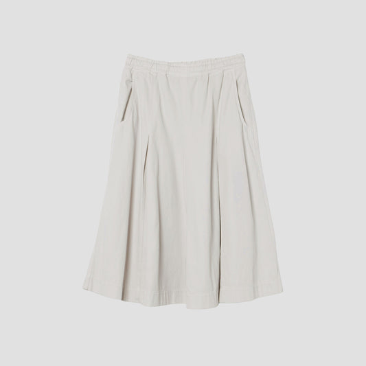 RAISED COTTON TWILL SKIRT